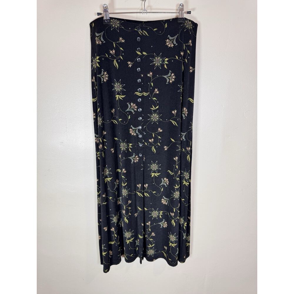 VTG JM Collection Womens Floral Button Up Forest Fairy 90s Grunge Skirt S/M
